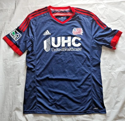 New England Revolution United Healthcare MLS Adidas Soccer Jersey - Size XL - Image 1 of 4