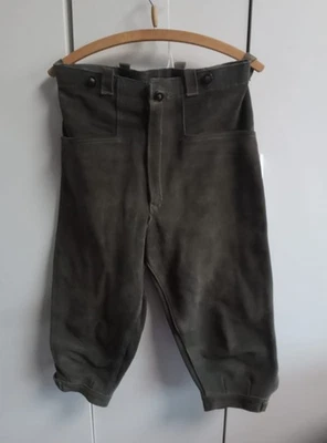 Vintage Herren Lederhose Gr.M? BW 38 cm Länge 71 cm - Bild 1 von 2