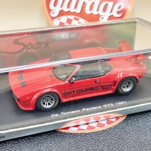 Coche modelo resina SPARK 1/43 De Tomaso Pantera GT5 1981 rojo S0534 sin daños - Imagen 1 de 7