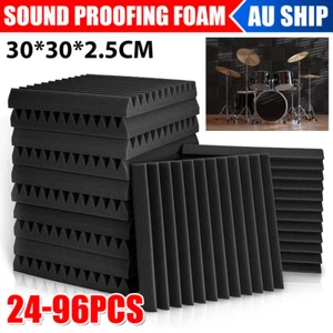 24-96PCS Studio Foam Panels Professional Sound Absorbing Soundproof Wall Panel - Picture 1 of 19