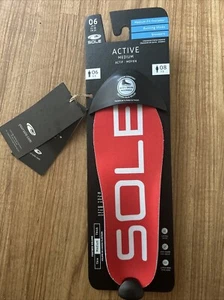 Suela Activa Mediana con Plantillas Met Pad M6/5.5 W8/7.5 UK 5 EU 38 Nuevo - Imagen 1 de 3