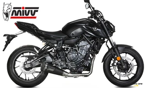 FULL EXHAUST SYSTEM MIVV DELTA RACE BLACK LOW WITHOUT KAT YAMAHA MT-07 14 22 - Bild 1 von 2