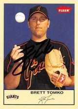 Brett Tomko autographed Baseball Card (San Francisco Giants) 2005 Fleer #22