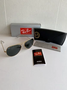 Gafas de sol RAY-BAN RB3025 001/62 AVIADOR GRANDES METAL 58-14-135 3N originales nuevas - Imagen 1 de 7