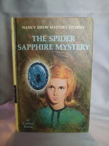 Nancy Drew Mysteries: #45 The Spider Sapphire Mystery by Carolyn Keene - 1968 - Picture 1 of 11