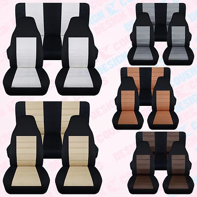 Car seat covers cotton combo complete set fits Suzuki Samurai /sidekick   - Image 1 of 4