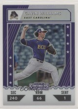 2021 Panini Elite Extra Edition College Tickets Optic Holo Gavin Williams