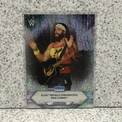 2021 Topps WWE Base Card #39 Elias Foilboard Parallel - Image 1 of 2