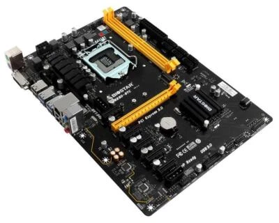 Biostar TB250-BTC LGA1151 DDR4 6 GPU Mining ATX BTC/ETH/ETC/ZEC motherboard - Image 1 of 3