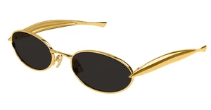 Bottega Veneta BV1386S 001 Gold Sunglasses Unisex New Authentic - Picture 1 of 2