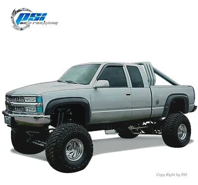 Extension Fender Flares Paintable Finish Fits GMC Chevrolet C/K 1500 2500 3500 - Image 1 of 3