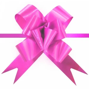 Pull String Butterfly Bows Hot Pink Rose Wedding Gift Birthday Party Ribbon 100 - Picture 1 of 1