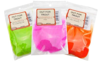 Wapsi Arctic Fox Fur Fliegenbinden Fuchs Fell Meerforellenfliegen - Bild 1 von 4