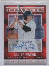 Skyler Ewing 2014 Elite Extra Edition  Autograph R/C #73 Giants #690/799