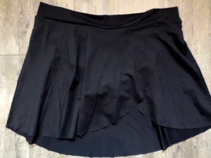 NEXT BLACK STRETCHY SWIMMING SKIRT WITH BUILD IN BIKINI BOTTOM SIZE 18 - Picture 1 of 2