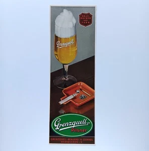 1941 XL Grenzquell Pilsner Günnel Brauerei Wernesgrün Werbeanzeige Reklame - Bild 1 von 1