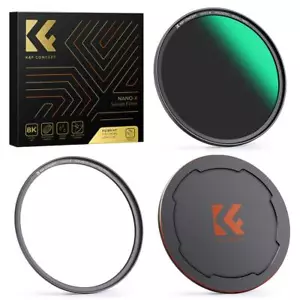K&F Concept ND64 Magnetic Filter+Apater Ring+Cap 49/52/55/58/62/67/72/77/82mm - Picture 1 of 100