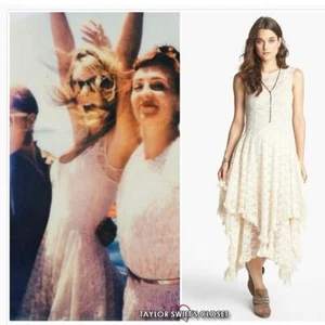 Vestido de encaje Free People íntimamente francés cortejo para mujer talla S boho ASO Swift - Imagen 1 de 12