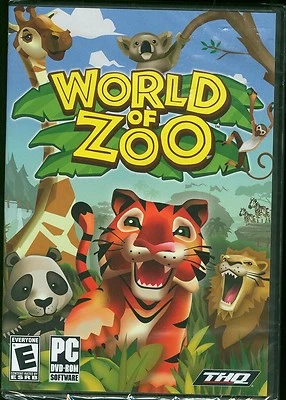 World of Zoo PC Video Game Brand New & Factory Sealed Windows Vista/XP PC DVD - Image 1 of 4