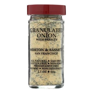 Morton & Bassett Granulated Onion With Parsley 2.3 Oz - Picture 1 of 2