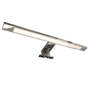 LED Bad Spiegel-Leuchte Badlampe Spiegellampe Aufbau-Leuchte 450mm verchromt WW - Bild 1 von 8