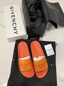 Men’s Givenchy Slides (EUR: 43) (Neon Orange) - Picture 1 of 4