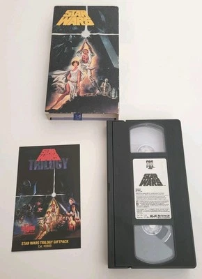 Star Wars The Original 1977 VHS Film 1992 Release CBS Fox vintage VCR Movie - Image 1 of 4