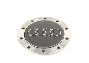 AUDI Silver Wheel Cap Cover Genuine 4B0601165CZ17 - Picture 1 of 4