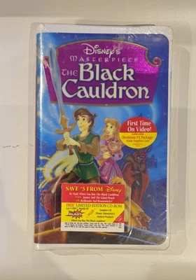 Disney Masterpiece The Black Cauldron VHS Tape New Vintage 1998 Sealed - Image 1 of 4