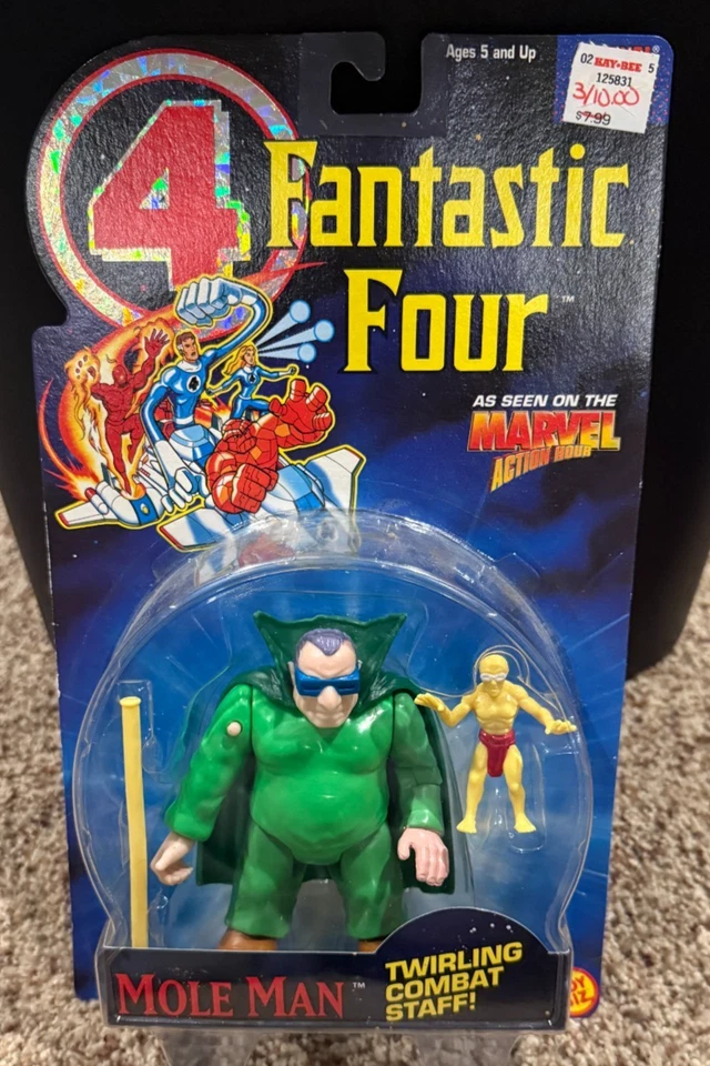 MOLE MAN - Serie Animada Fantastic Four Años 90 Años 90 - Marvel ToyBiz 1995 Foto 1 de 2