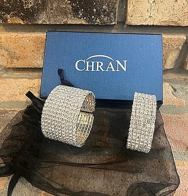 Women's NPC Bikini Contest Rhinestone Bracelet Set or Prom or Formal Wear  - Image 1 of 4