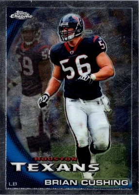 2010 Topps Chrome Brian Cushing #C104 Houston Texans Football Card - Image 1 of 2