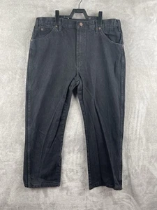 Dickies Men’s Black Denim Jeans 36x32 Regular Fit Straight Leg Workwear - Picture 1 of 14
