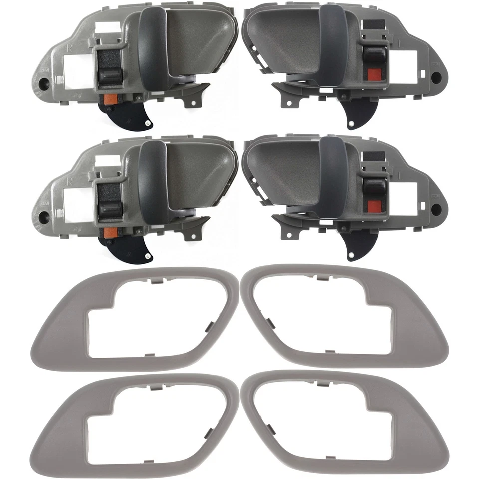 Kit manija puerta interior para Chevrolet C1500 K1500 1995-1999 delantero y trasero gris Foto 1 de 4
