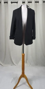 Topshop Petite Black Open Blazer Size 6 Uk Rrp £49 CR057 LL 06 - Picture 1 of 7