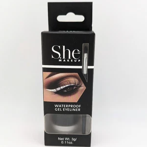 S.he Make-up langanhaltender wasserdichter Gel-Eyeliner weiß 0,11 Oz. - Bild 1 von 4
