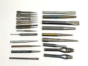 Vintage Punch and Chisel lot Snap-On Mayhew Proto Williams Adco - Picture 1 of 14