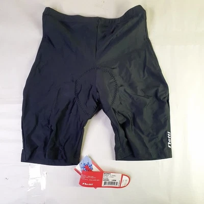 Netti Bionix Womens Padded Bike Shorts Size L Large Black - image 1 of 4