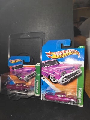 HOT WHEELS 2011 TREASURE HUNT LONG & SHORT CARD '58 IMPALA - Image 1 of 4