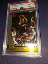 Steve Nash 1996 Bowman's Best Rookie Card  #R-18 PSA 8 NM- MT