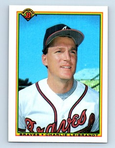1990 Bowman Charlie Leibrandt Atlanta Braves #8