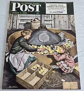 VTG. SATURDAY EVENING POST MAGAZINE MARCH 5 1949 - Picture 1 of 6