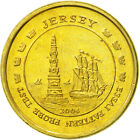 [#434382] Jersey, Medal, Essai 10 cents, 2004, UNZ, Messing