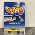 HOT WHEELS 1991 BLUE CARD SERIES OLDS 442 W-30 #267 New