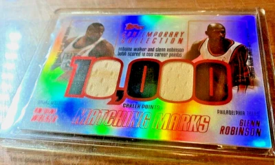 WALKER/ROBINSON 2003-04 TOPPS CONTEMPORÁNEO DOBLE JUEGO USADO PARCHE #24/50 y Bonus Foto 1 de 2