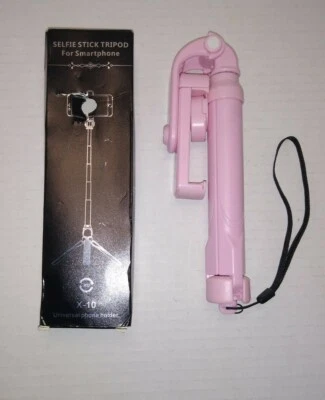 360° Selfie Stick Wireless Bluetooth Remote Desk Tripod Monopod For iOS Android - Image 1 of 4