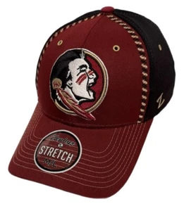 Zephyr NCAA Florida State Seminoles “Pipeline” Curved Bill Stretch Fit Hat NWT - Picture 1 of 6