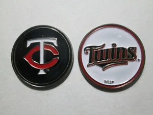 NEW! Minnesota Twins Golf Ball Marker 2 Sided - Picture 1 of 1