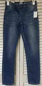 Nuevos Jeans Ajustados Niñas SO Azul Pull-on Elastizados Lavado Medio Talla 14 - Imagen 1 de 3
