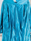 AQUA SHINY GRADUATION GOWN ,CHOIR,ROBE CLEGRY COSTUME ,OAKHALL AND NON BRAND